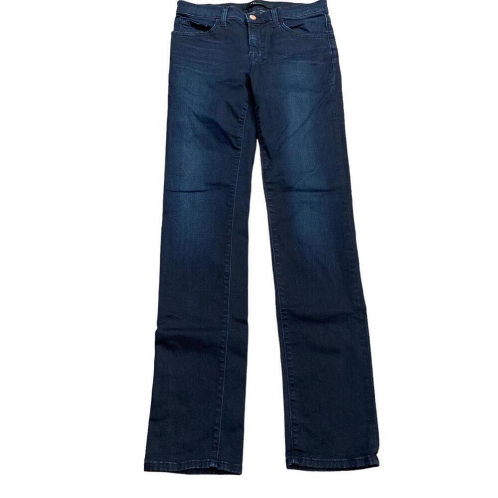 J. Brand Women's Size 27 Dark Wash Blue Indigo Skinny Jeans Ankle Length